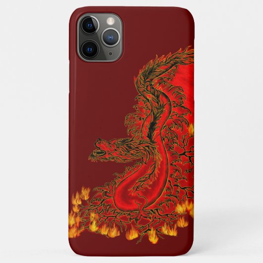 China Dragon red and gold design Case-Mate iPhone Case (Achterkant)