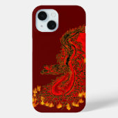 China Dragon red and gold design Case-Mate iPhone Case (Achterkant)