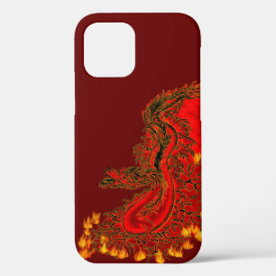 China Dragon red and gold design Case-Mate iPhone Case