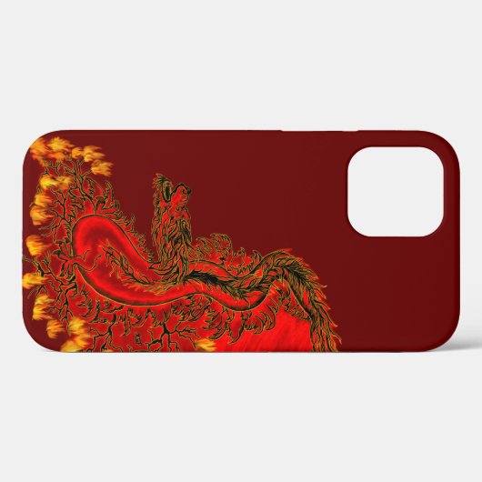 China Dragon red and gold design Case-Mate iPhone Case (Achterkant (horizontaal))