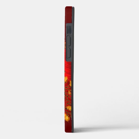 China Dragon red and gold design Case-Mate iPhone Case (Achterkant / Links)