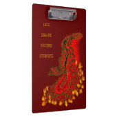 China Dragon red and gold design Klembord (Rechts)