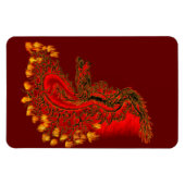 China Dragon red and gold design Magneet (Horizontaal)