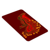 China Dragon red and gold design Magneet (Rechterzijde)