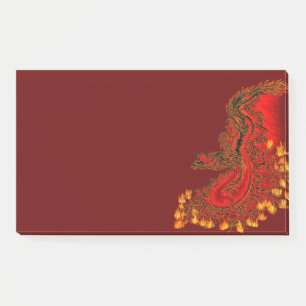 China Dragon red and gold design Post-it® Notes