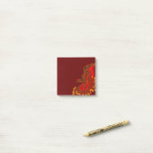 China Dragon red and gold design Post-it® Notes (Op bureau)