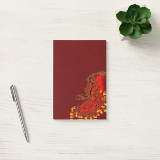 China Dragon red and gold design Post-it® Notes (Kantoor)
