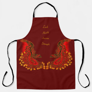 China Dragon red and gold design Schort