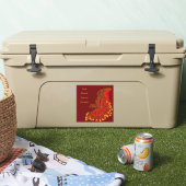 China Dragon red and gold design Sticker (Koeler)