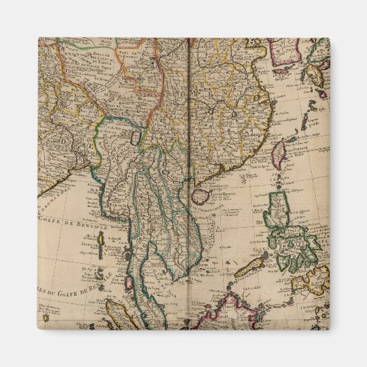 China en India Magneet (Voorkant)
