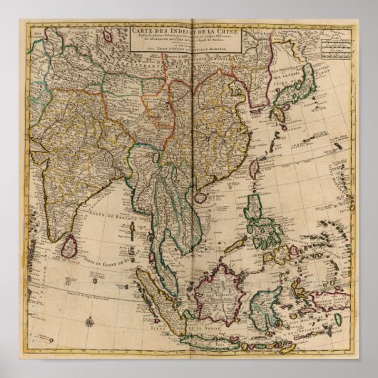 China en India Poster (Voorkant)