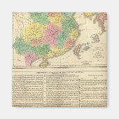 China en Japan Atlas Map Magneet (Voorkant)