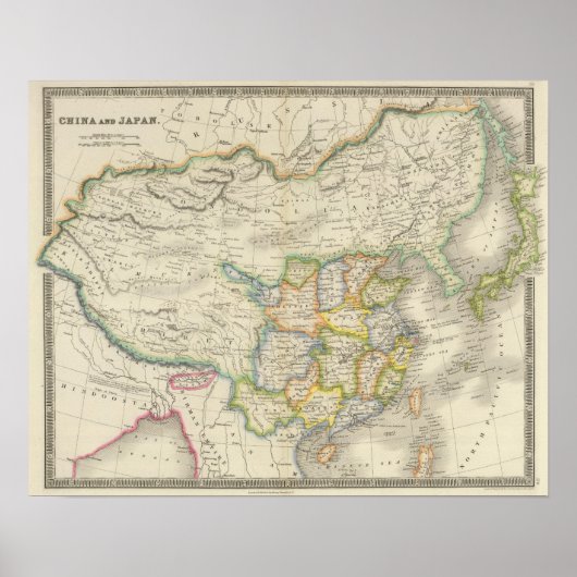 China en Japan Poster (Voorkant)