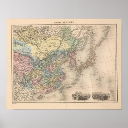 China en Korea Poster (Voorkant)