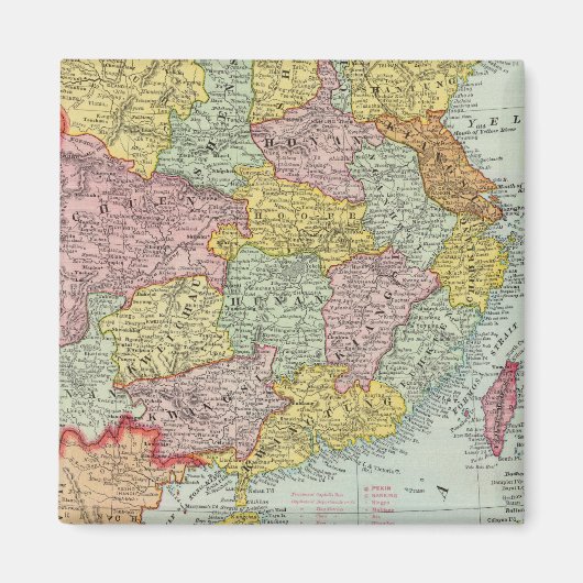 China en Maleisië Magneet (Voorkant)