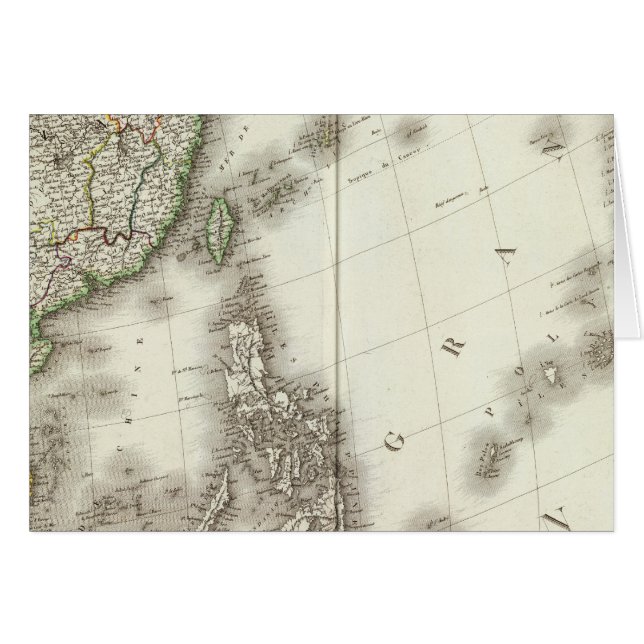 China Engraved Map (Voorkant Horizontaal)