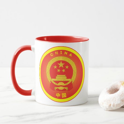 China Erfgoed Embleem Mok (Met donut)