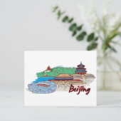 China Famous City Briefkaart (Staand voorkant)