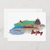 China Famous City Briefkaart (Voorkant / Achterkant)