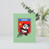 China Fietsen China Briefkaart (Staand voorkant)