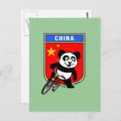 China Fietsen China Briefkaart (Voorkant / Achterkant)