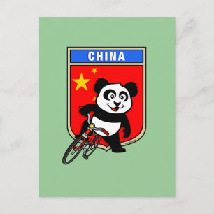 China Fietsen China Briefkaart