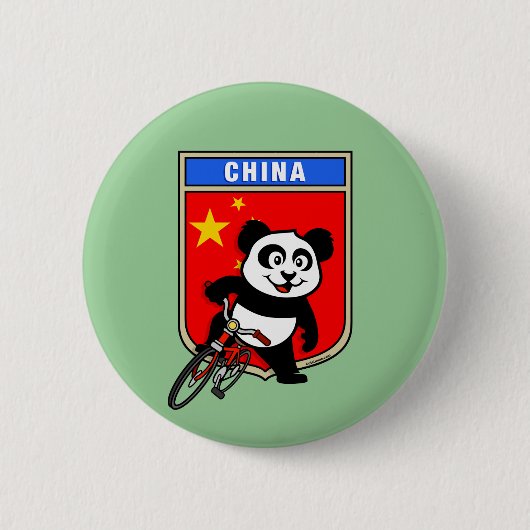 China Fietsen China Ronde Button 5,7 Cm (Voorkant)