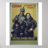 China-First_to_Fight_Propaganda Poster (Voorkant)