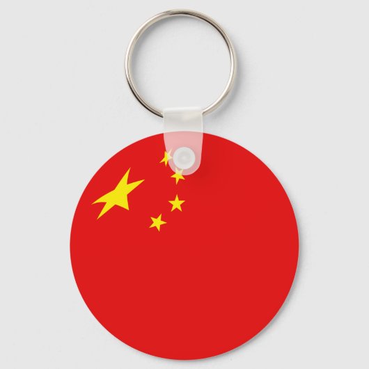 China Fisheye Flag Sleutelhanger (Voorkant)
