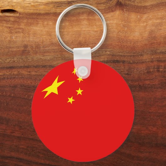 China Fisheye Flag Sleutelhanger (Voorkant)
