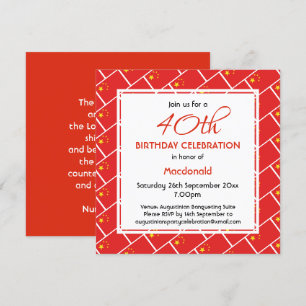 CHINA FLAG Custom Birthday Celebration Kaart