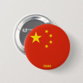 China Flag Cute Patriotic Ronde Button 5,7 Cm (Voorkant /achterkant)