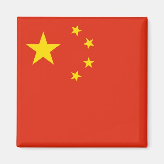 China Flag Magnet (Voorkant)