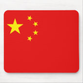 China Flag Mousepad Muismat (Voorkant)