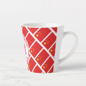 CHINA Flag Patriotic  Chinees Latte Mok (Rechts)