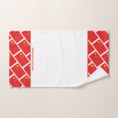 CHINA FLAG Persoonlijke scripts WHITE CHINESE Bad Handdoek (Handdoek)