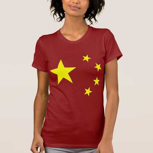 China Flag Star T-shirt (Voorkant)