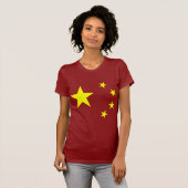 China Flag Star T-shirt (Voorkant volledig)