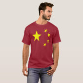 China Flag Star T-shirt (Voorkant volledig)