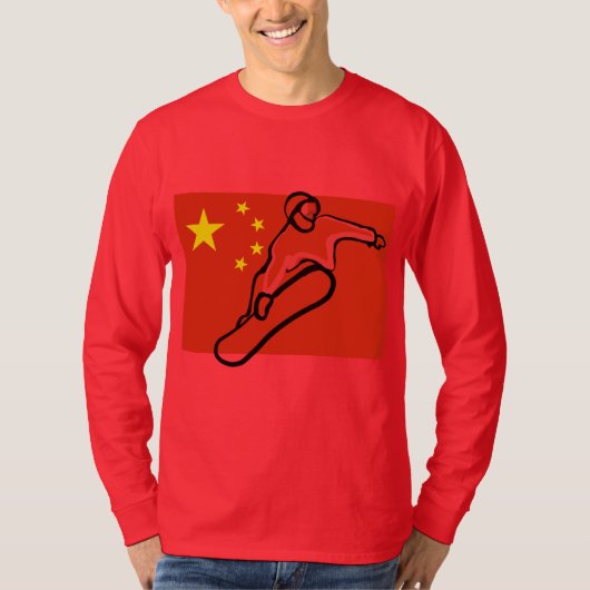 CHINA FLAG T-SHIRT (Voorkant)