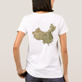 China Flag x Map T-Shirt (Achterkant)