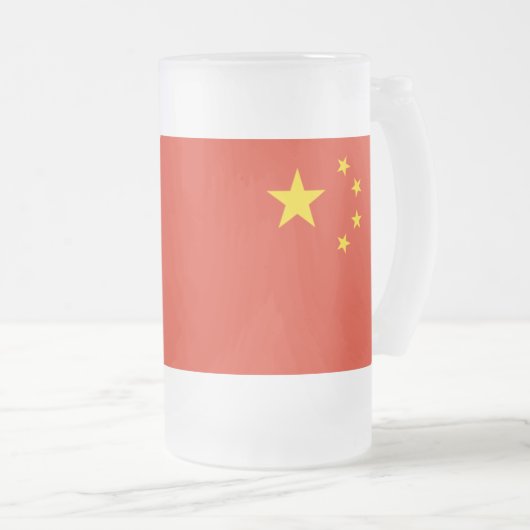 CHINA FROSTED GLASS MATGLAS BIERPUL (Voorkant rechts)