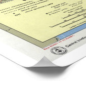 China - Gedetailleerde kaart - 1979 Poster (Hoek)