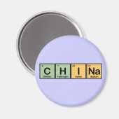 China gemaakt van Elementen Magneet (Voorkant / Achterkant)