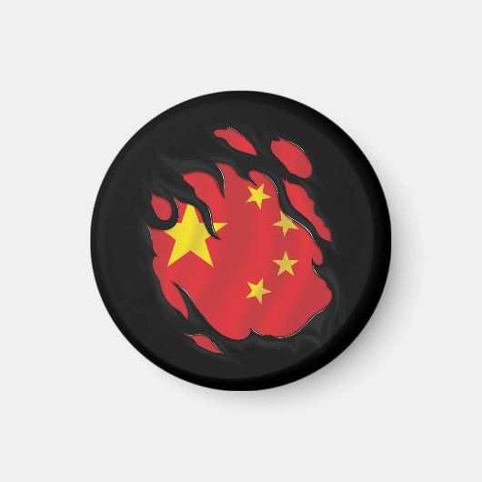 China Geripte vlag Magneet (Voorkant)