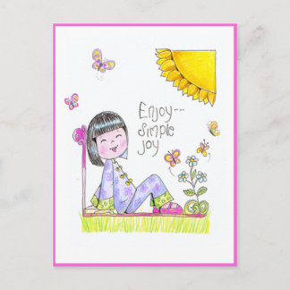 China Girl Briefkaart