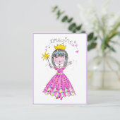 China Girl Briefkaart (Staand voorkant)