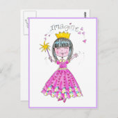 China Girl Briefkaart (Voorkant / Achterkant)