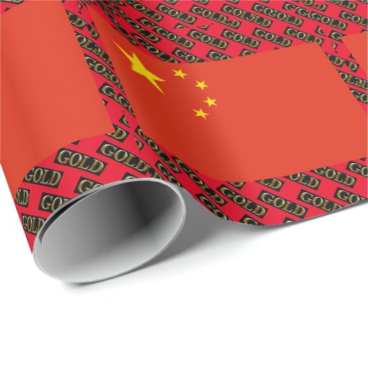 CHINA GOLD CADEAUPAPIER (Rol Hoek)