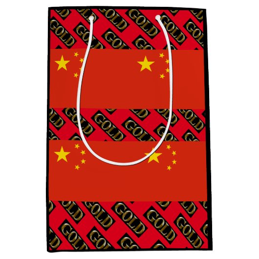 CHINA GOLD MEDIUM CADEAUZAKJE (Voorkant)
